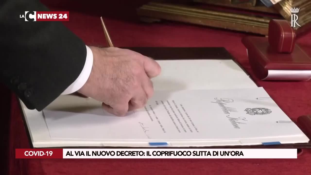 Al via il nuovo decreto: il coprifuoco slitta di un’ora