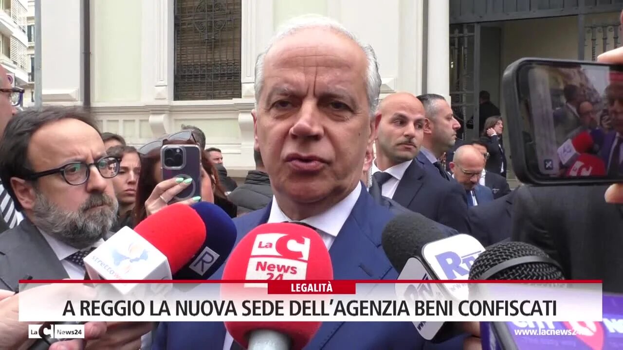 A Reggio la nuova sede dell’agenzia beni confiscati