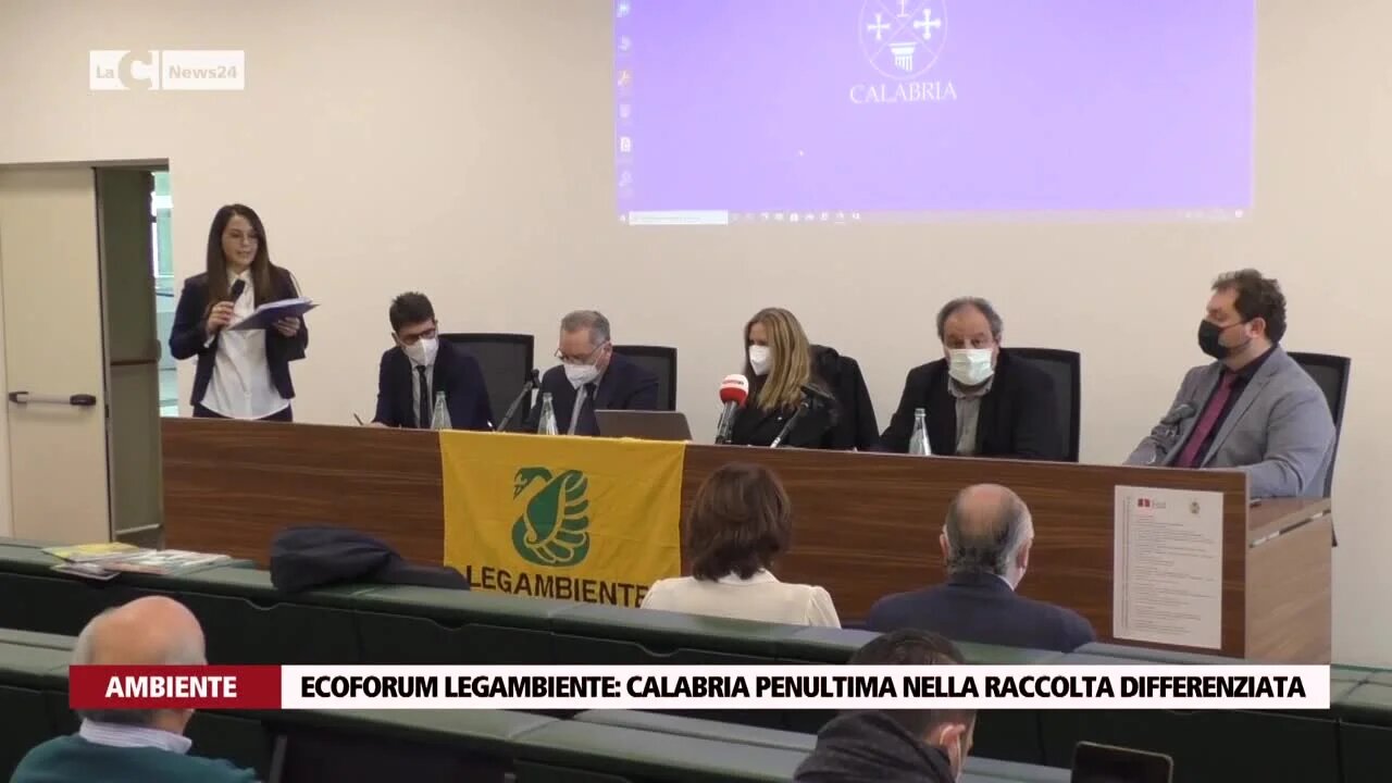 Ecoforum Legambiente Calabria: penultima nella raccolta differenziata