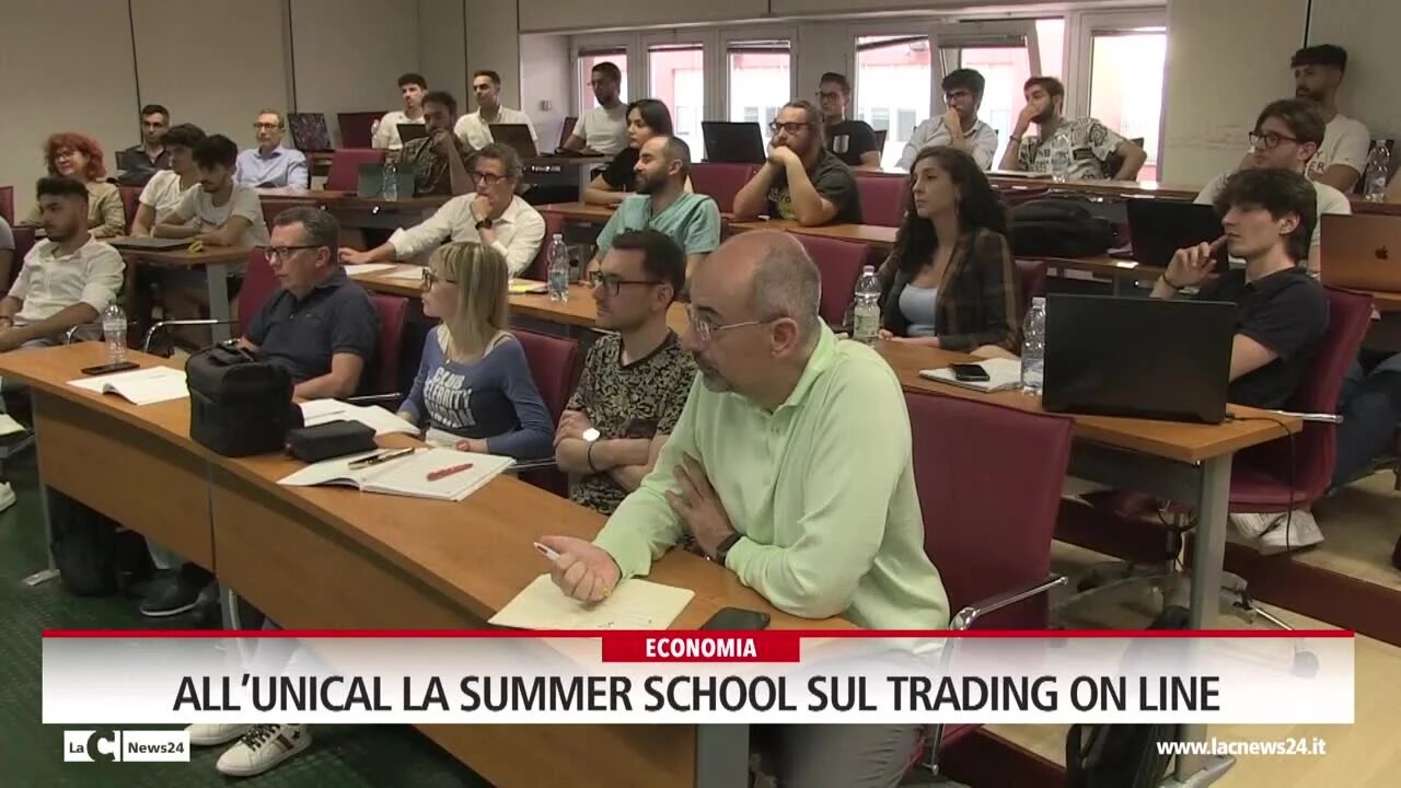 All’Unical la nona edizione della Summer School su tecniche di borsa e trading on line: tra i partecipanti anche studenti dal Lazio e dall’Emilia