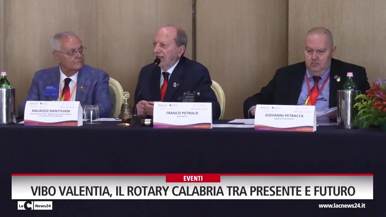 Vibo Valentia, il Rotary Calabria tra presente e futuro