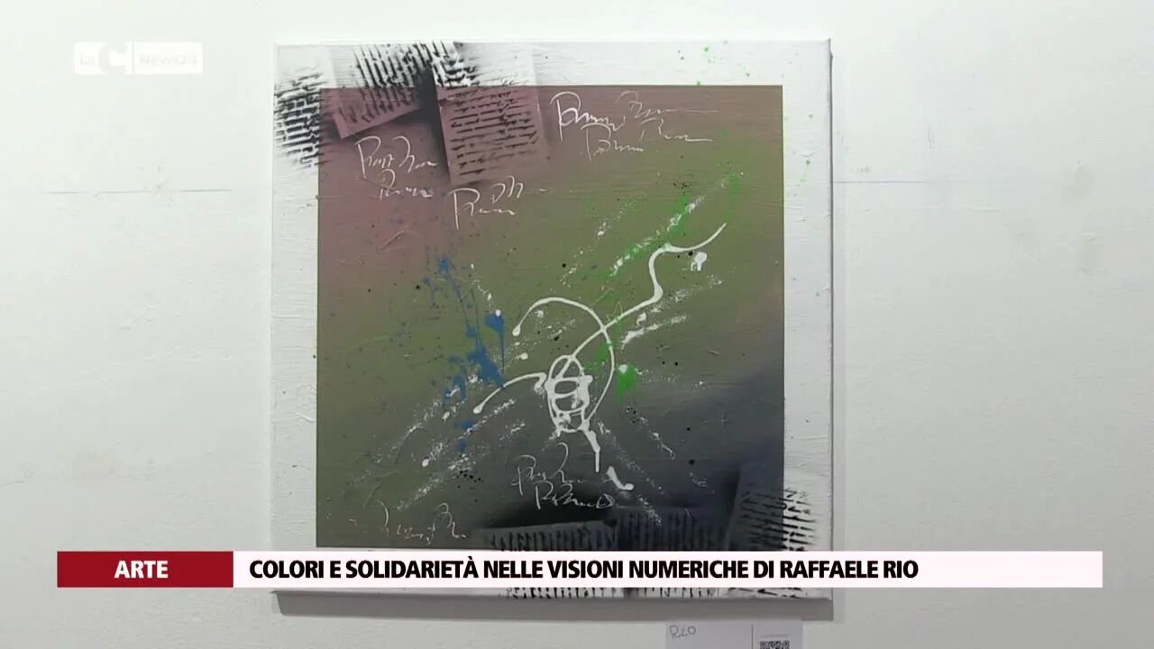 Colori e solidarietà nelle visioni numeriche di Raffaele Rio