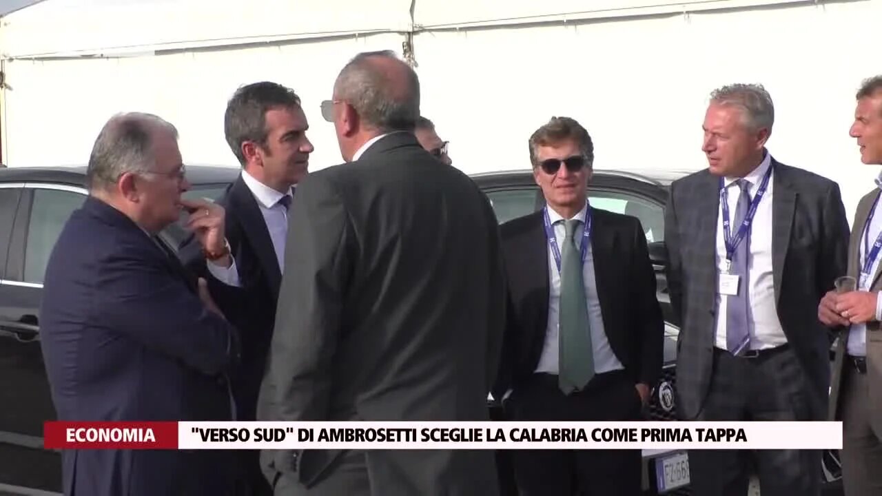 'Verso Sud' di Ambrosetti sceglie la Calabria come prima tappa