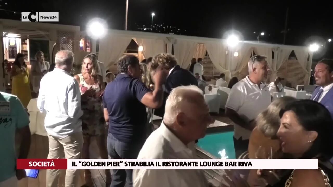 Il “Golden Pier” strabilia il ristorante lounge bar Riva