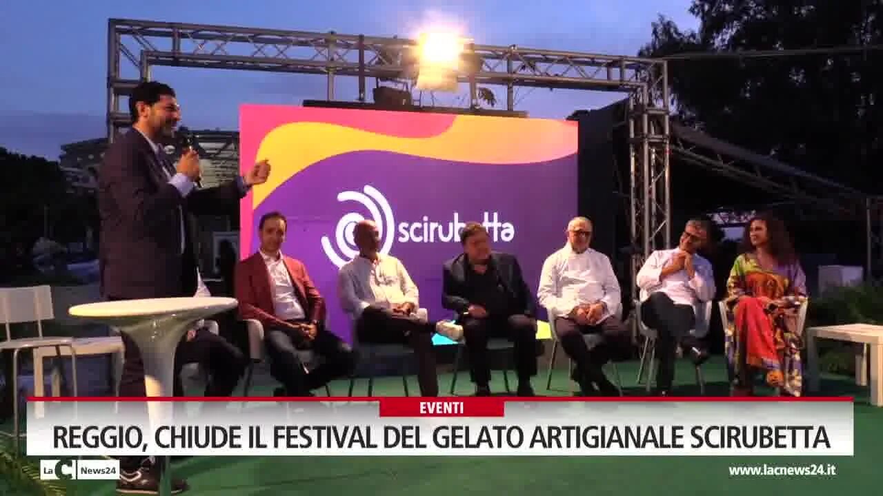 Reggio, chiude il festival del gelato artigianale Scirubetta