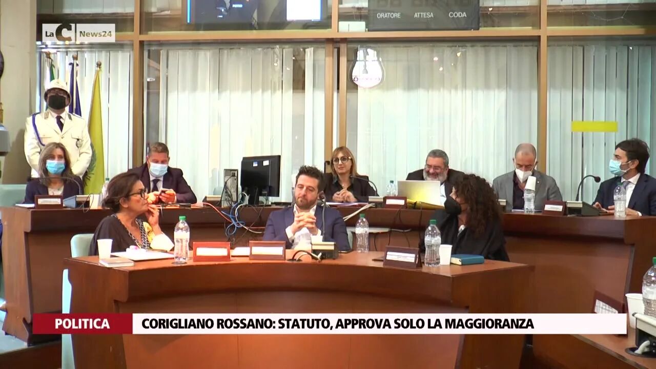 Corigliano Rossano: statuto, approva solo la maggioranza