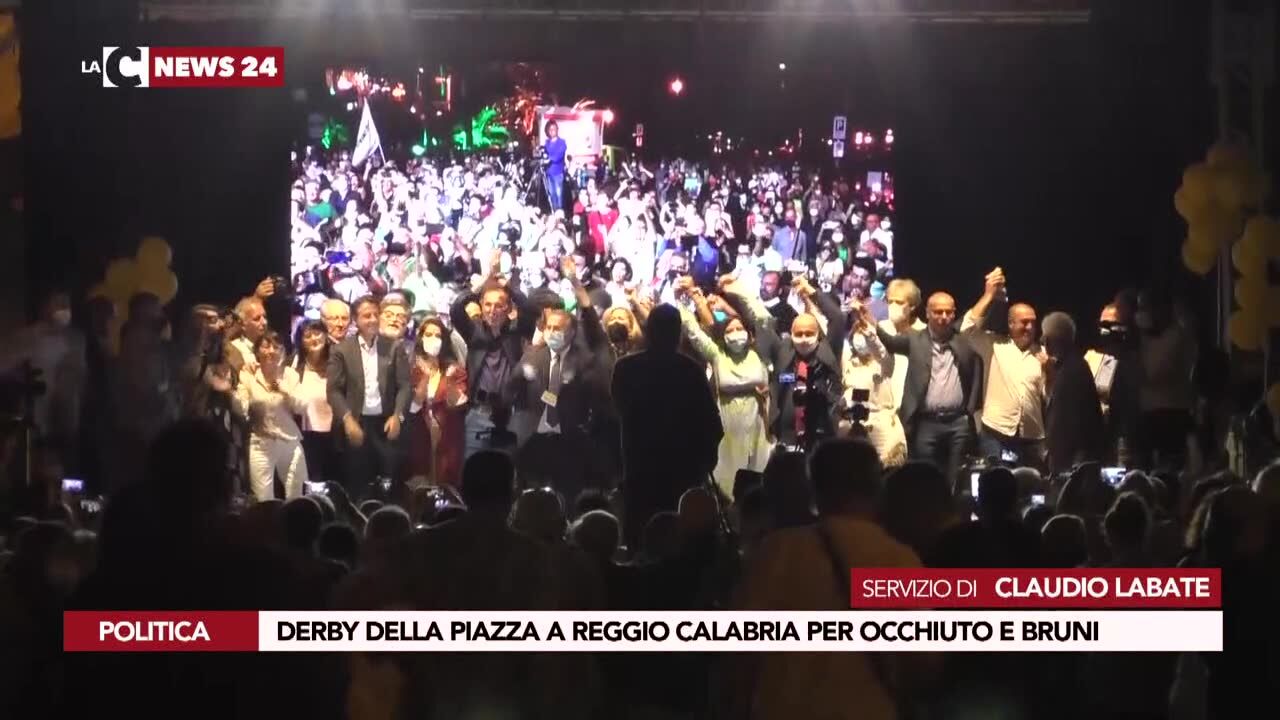 Derby della piazza a Reggio Calabria per Occhiuto e Bruni