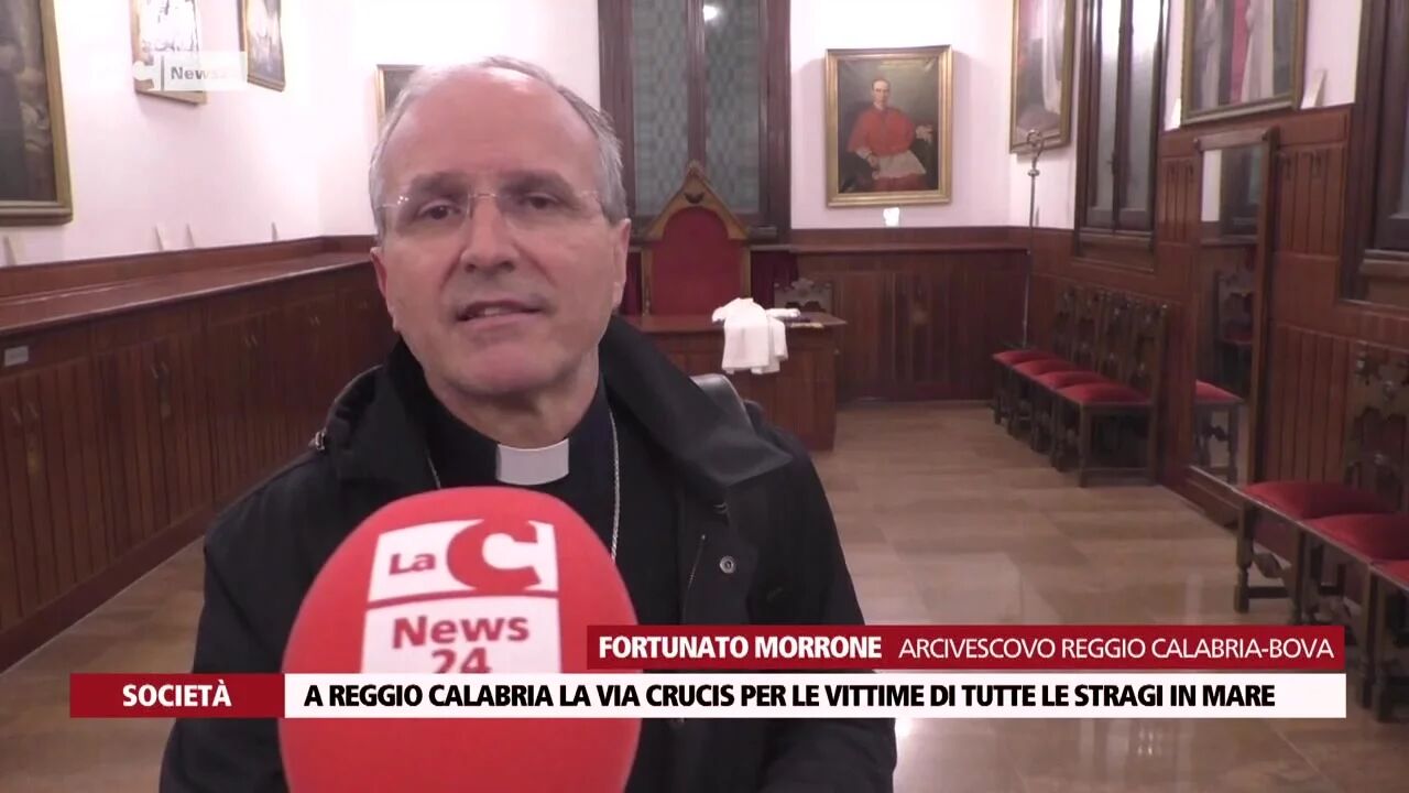 A Reggio Calabria la via Crucis per le vittime di tutte le stragi in mare