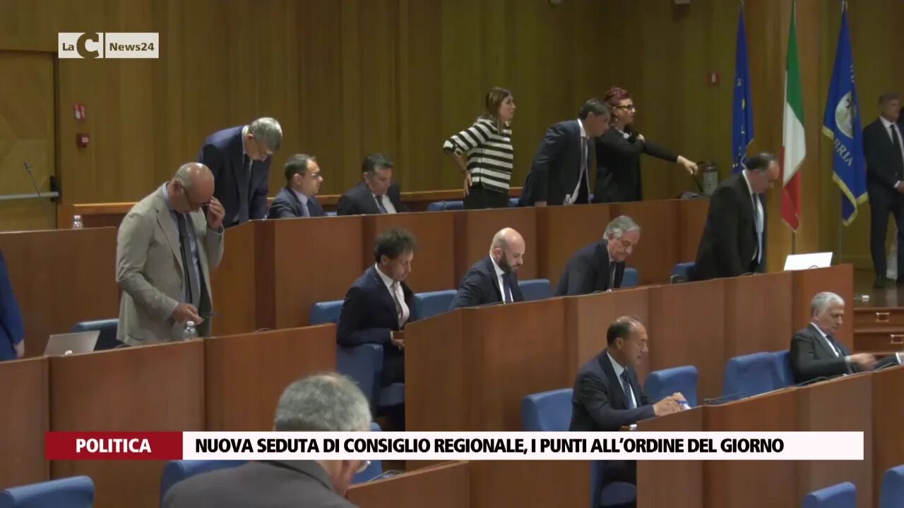 Nuova seduta di Consiglio Regionale, i punti all’ordine del giorno
