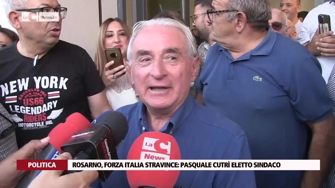 Rosarno, Forza Italia stravince: Pasquale Cutrì eletto sindaco