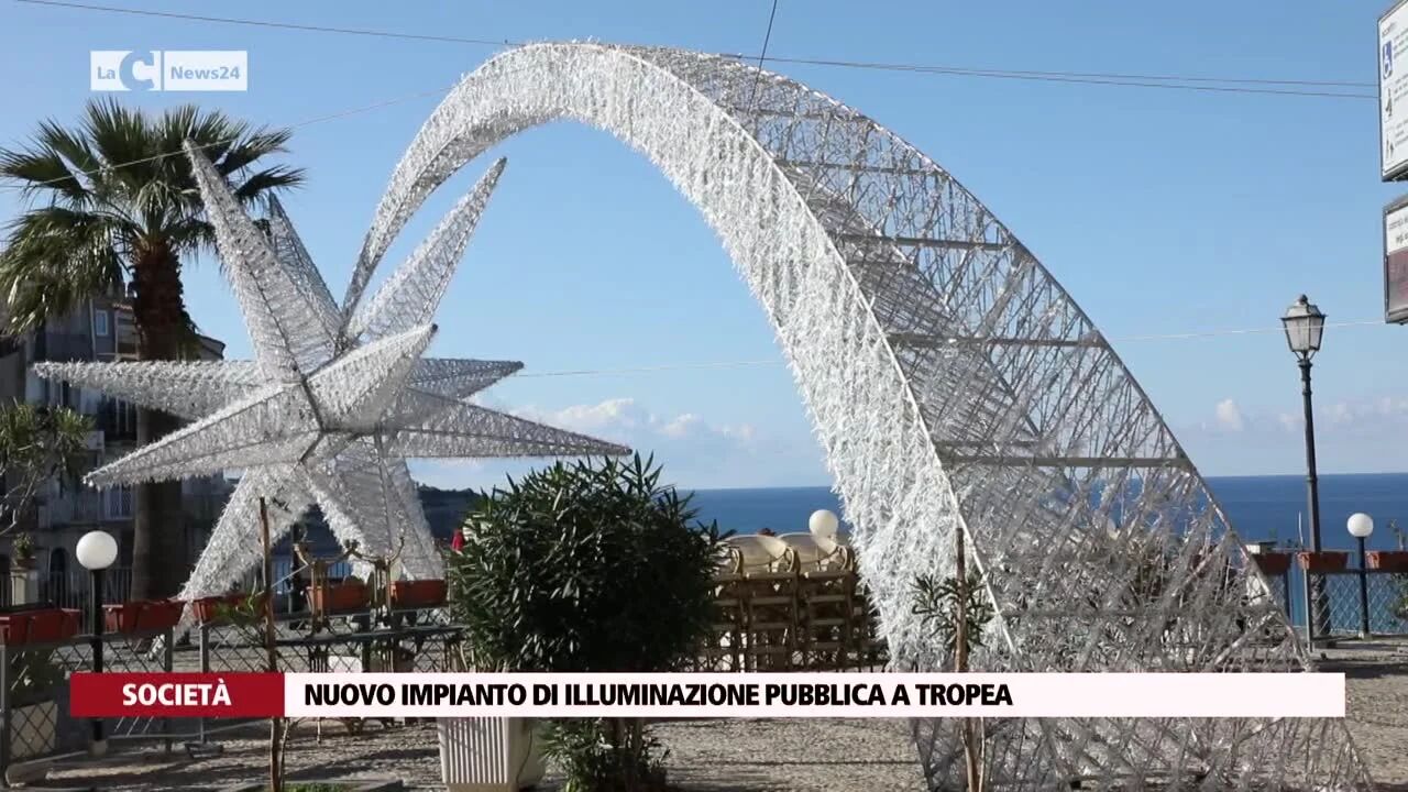 Nuovo impianto di illuminazione pubblica a Tropea
