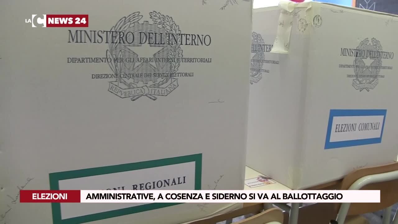 Amministrative, a Cosenza e Siderno si va al ballottaggio