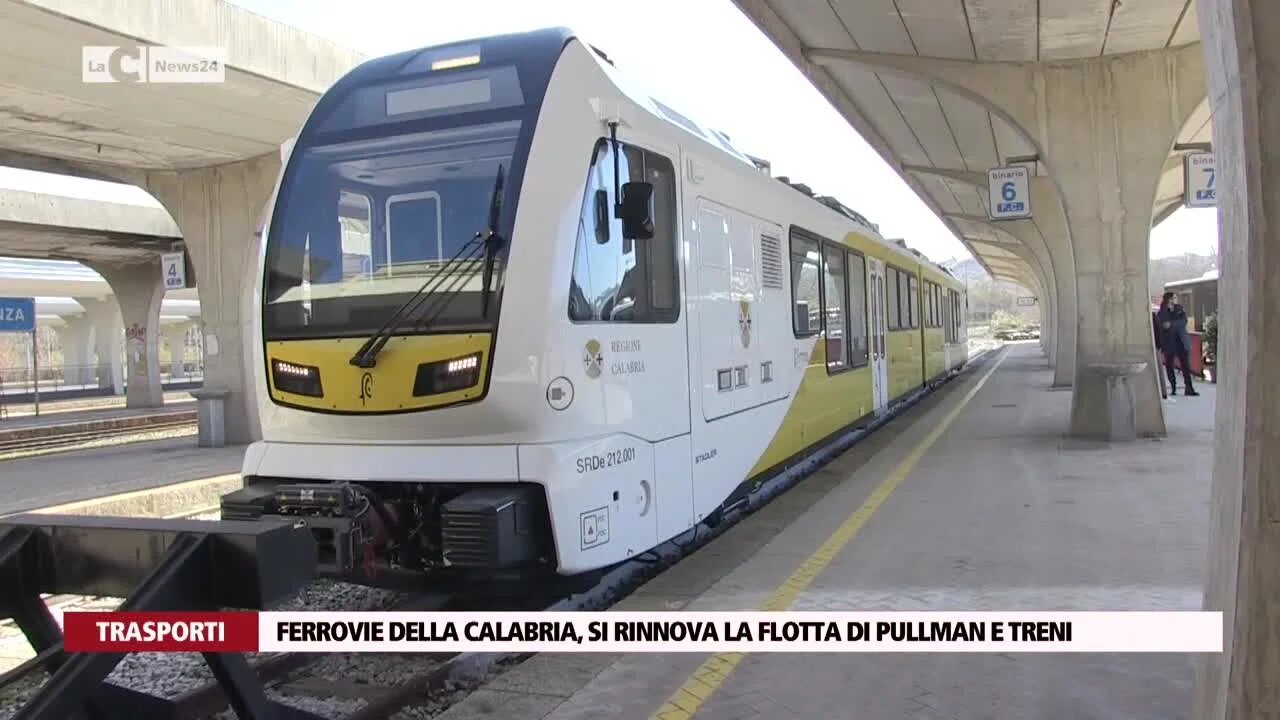 Ferrovie della Calabria, si rinnova la flotta di pullman e treni