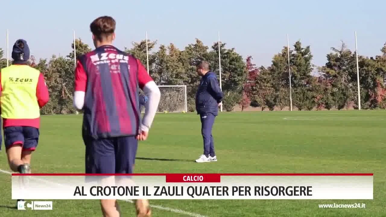 Al Crotone il Zauli Quater per risorgere