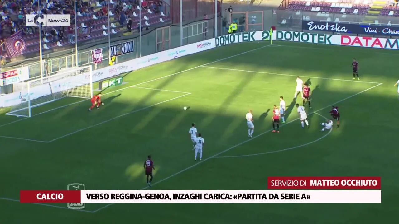 Verso Reggina-Genoa, Inzaghi carica: «Partita da Serie A»
