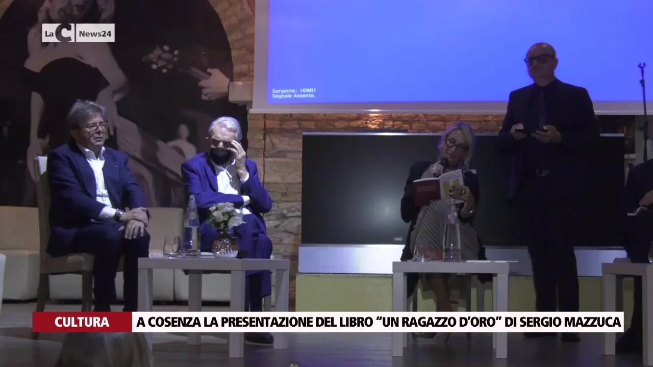 A Cosenza la presentazione del libro “Un ragazzo d’oro” di Sergio Mazzuca