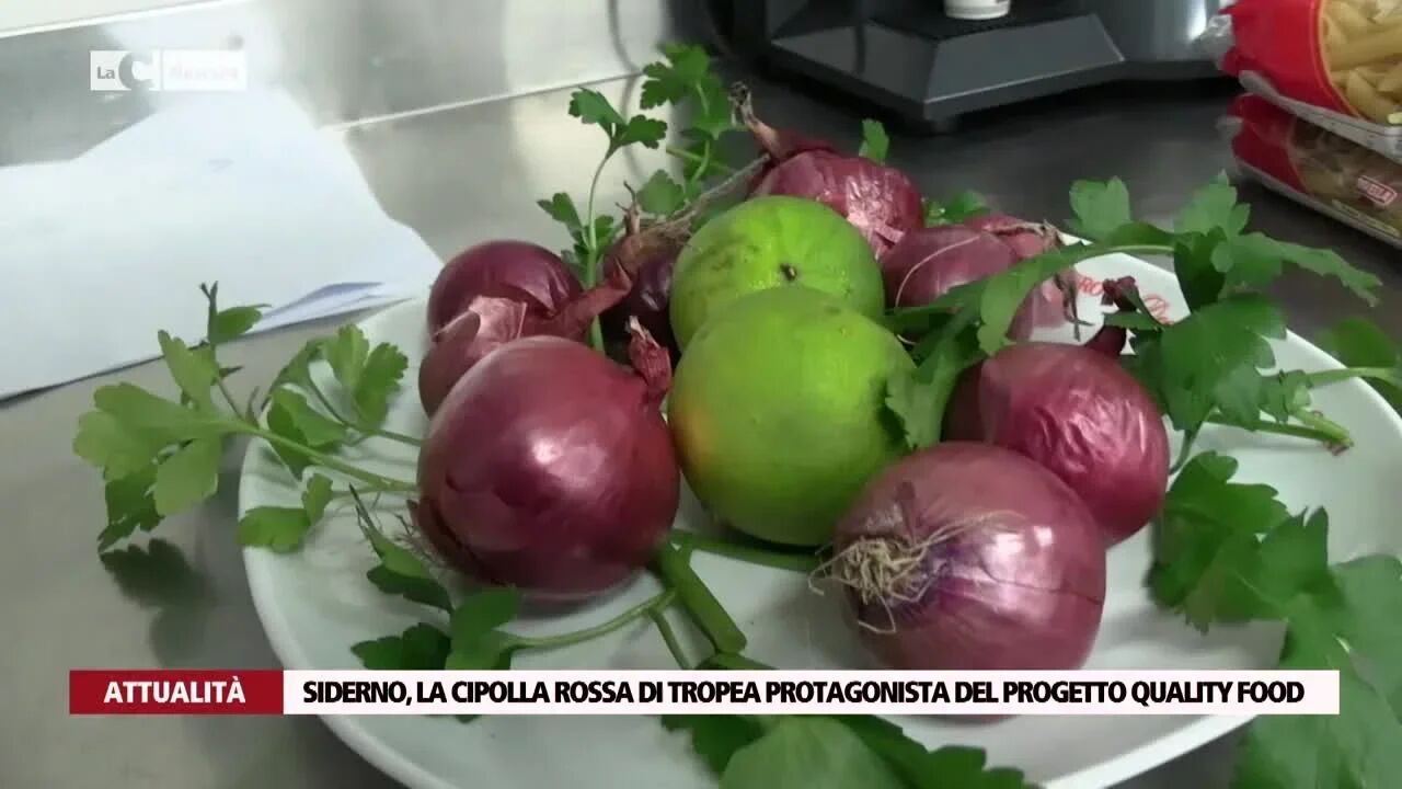 Siderno, la cipolla rossa di Tropea protagonista del progetto Quality food