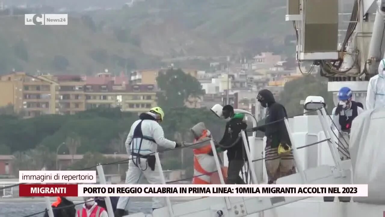 Porto di Reggio Calabria in prima linea: 10mila migranti accolti nel 2023