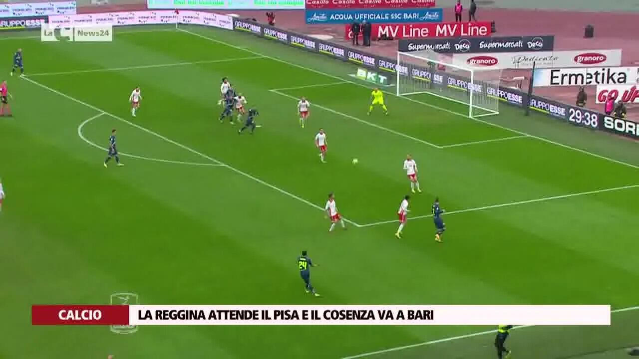 La Reggina attende il Pisa e il Cosenza va a Bari