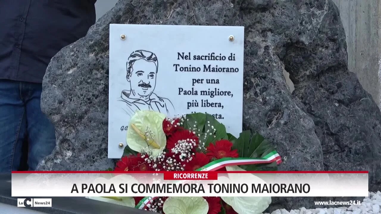 A Paola si commemora Tonino Maiorano