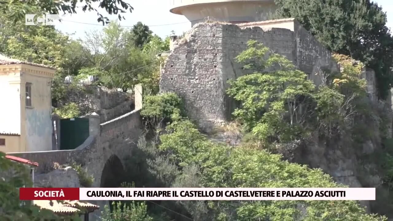 Caulonia, il fai riapre il castello di Castelvetere e palazzo asciutti