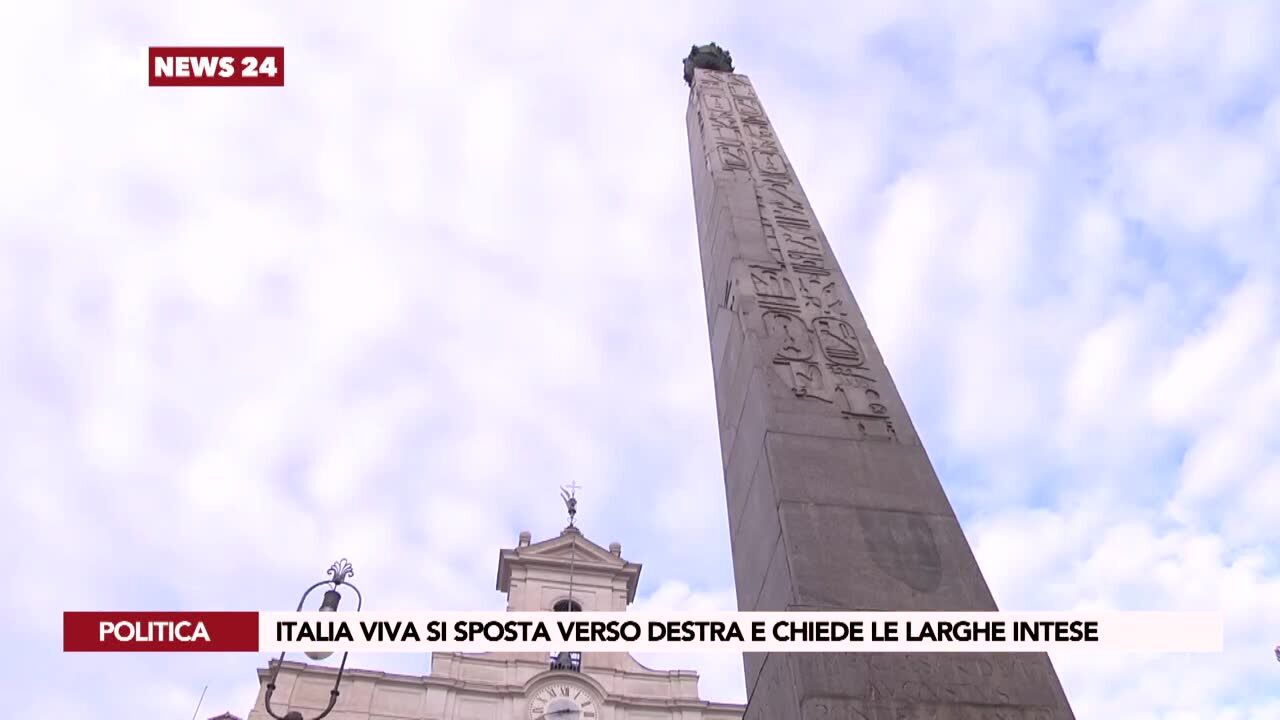 Italia Viva si sposta verso destra e chiede le larghe intese