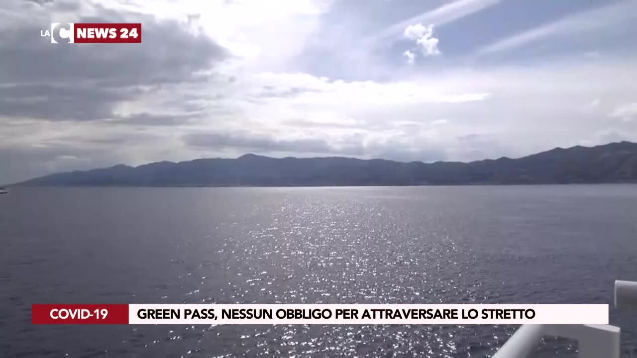 Green pass, nessun obbligo per attraversare lo Stretto