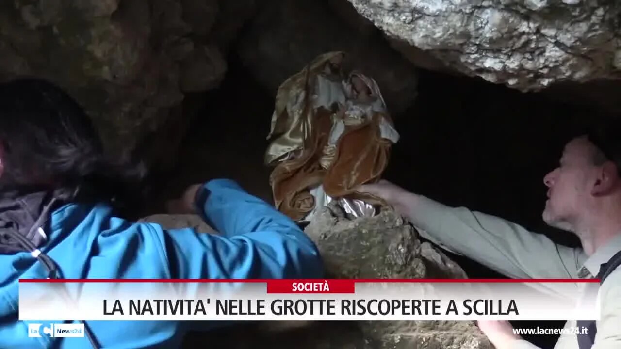 La Nativita' nelle grotte riscoperte a Scilla