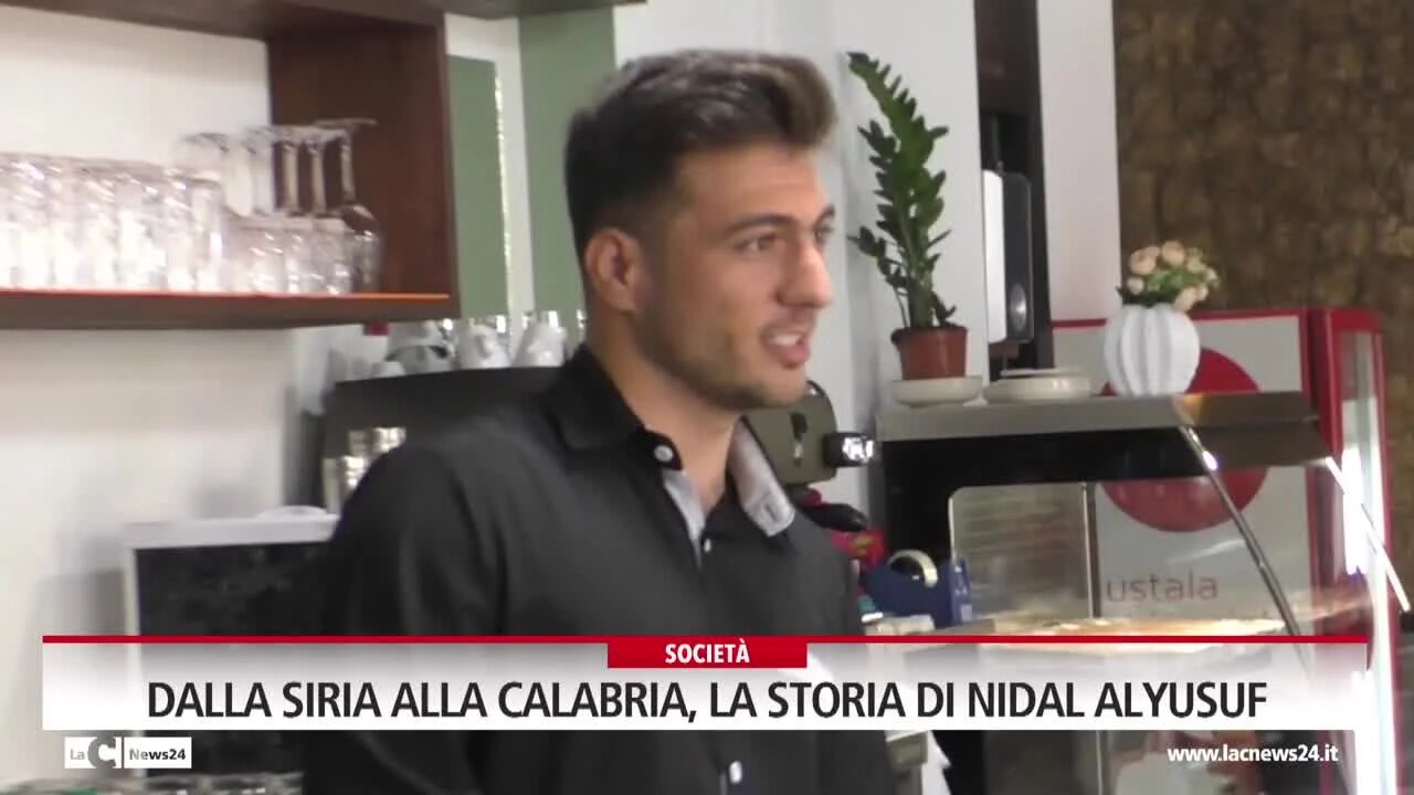 Dalla Siria alla Calabria, la storia di Nidal Alyusuf