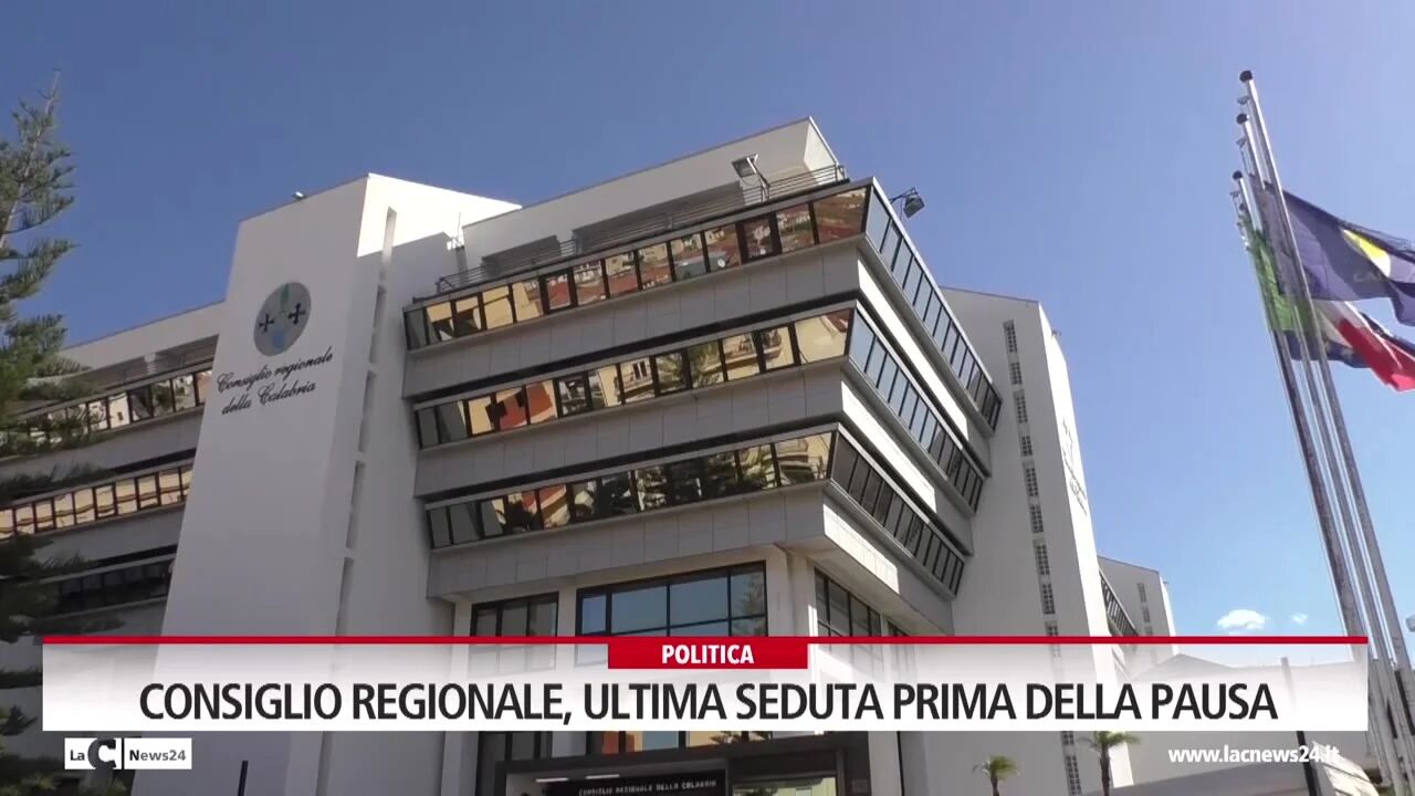 Consiglio regionale, ultima seduta prima della pausa
