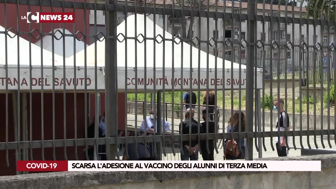 Scarsa l'adesione nel Cosentino al vaccino degli alunni di terza media