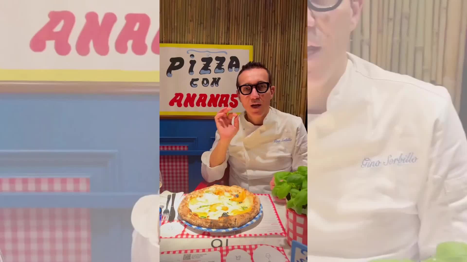 Gino Sorbillo e la pizza all'ananas