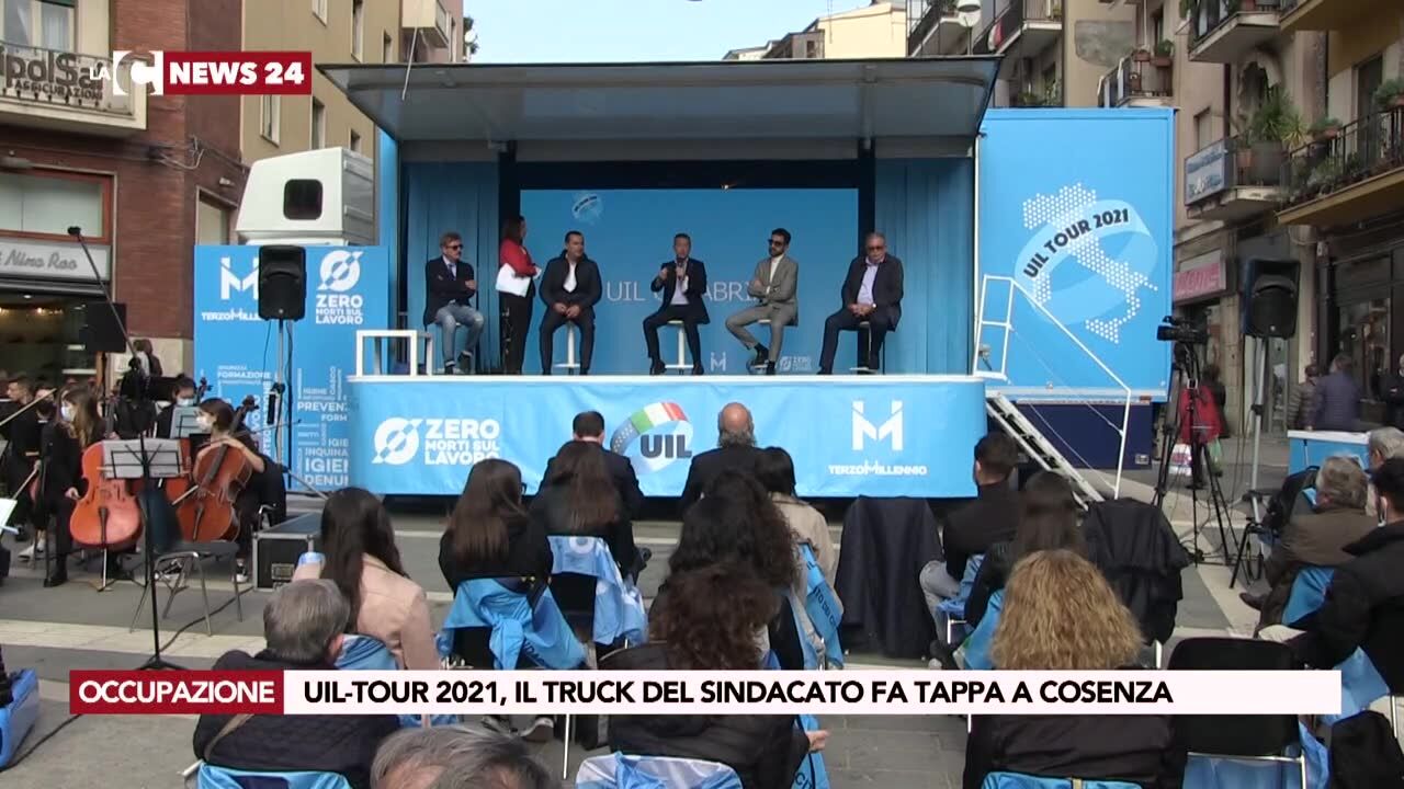 Lavoro, il tour nazionale della Uil tocca Cosenza