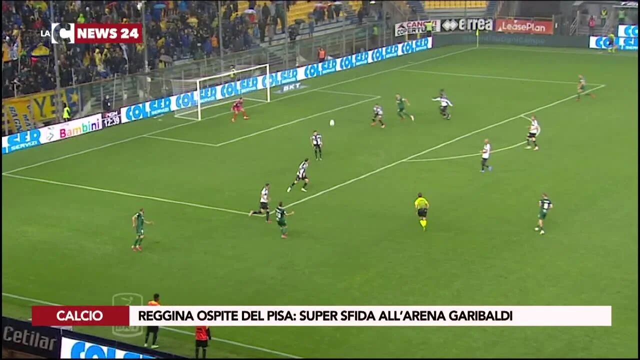 Reggina ospite del Pisa: super sfida all’arena Garibaldi