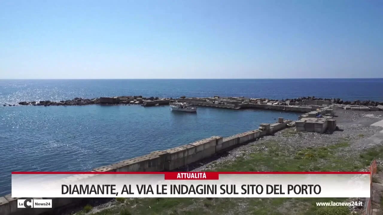 Diamante, al via le indagini sul sito del porto