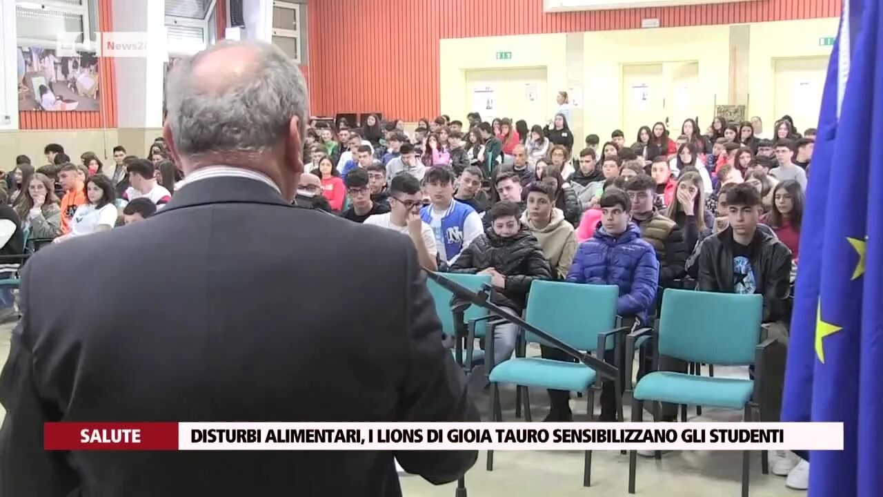 Disturbi alimentari, i Lions di Gioia Tauro sensibilizzano gli studenti