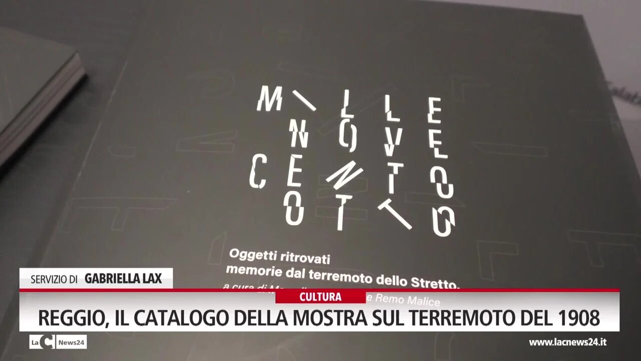 Reggio, il catalogo della mostra sul terremoto del 1908