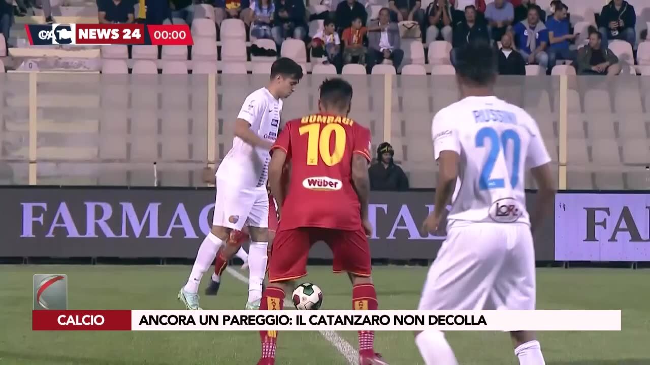 Ancora un pareggio: il Catanzaro non decolla