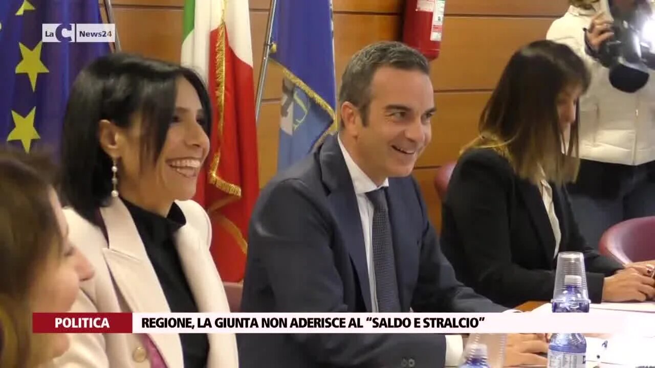 Regione, la Giunta non aderisce al “Saldo e stralcio”