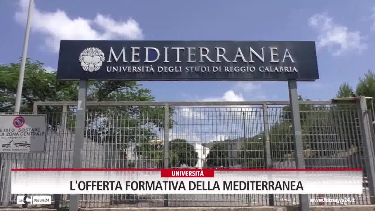 L'offerta formativa della Mediterranea