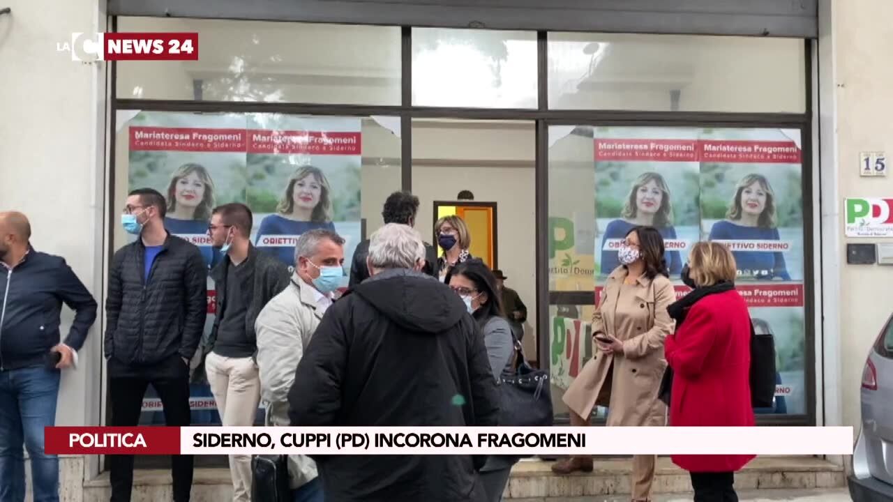Siderno, Cuppi (Pd) incorona Fragomeni