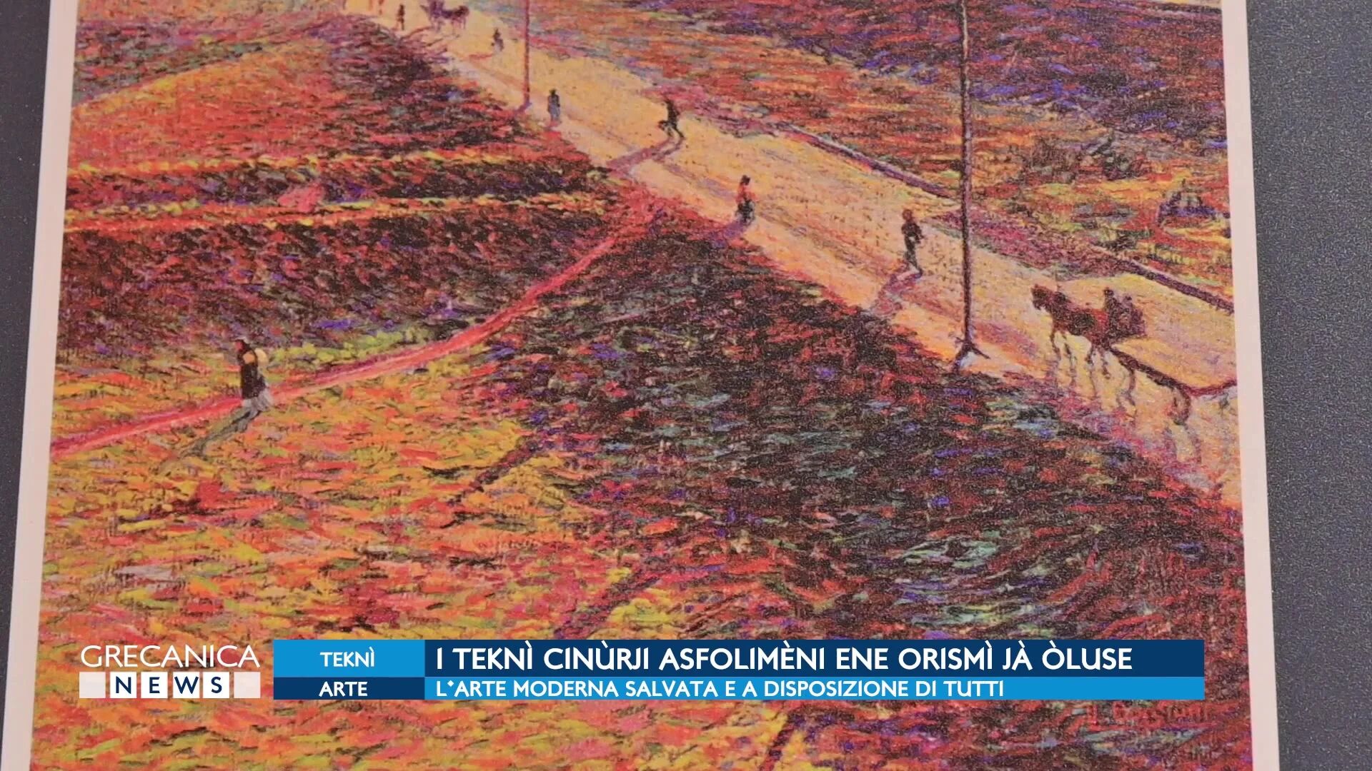 Grecanica News – Reggio Calabria, l'arte moderna salvata e a disposizione di tutti