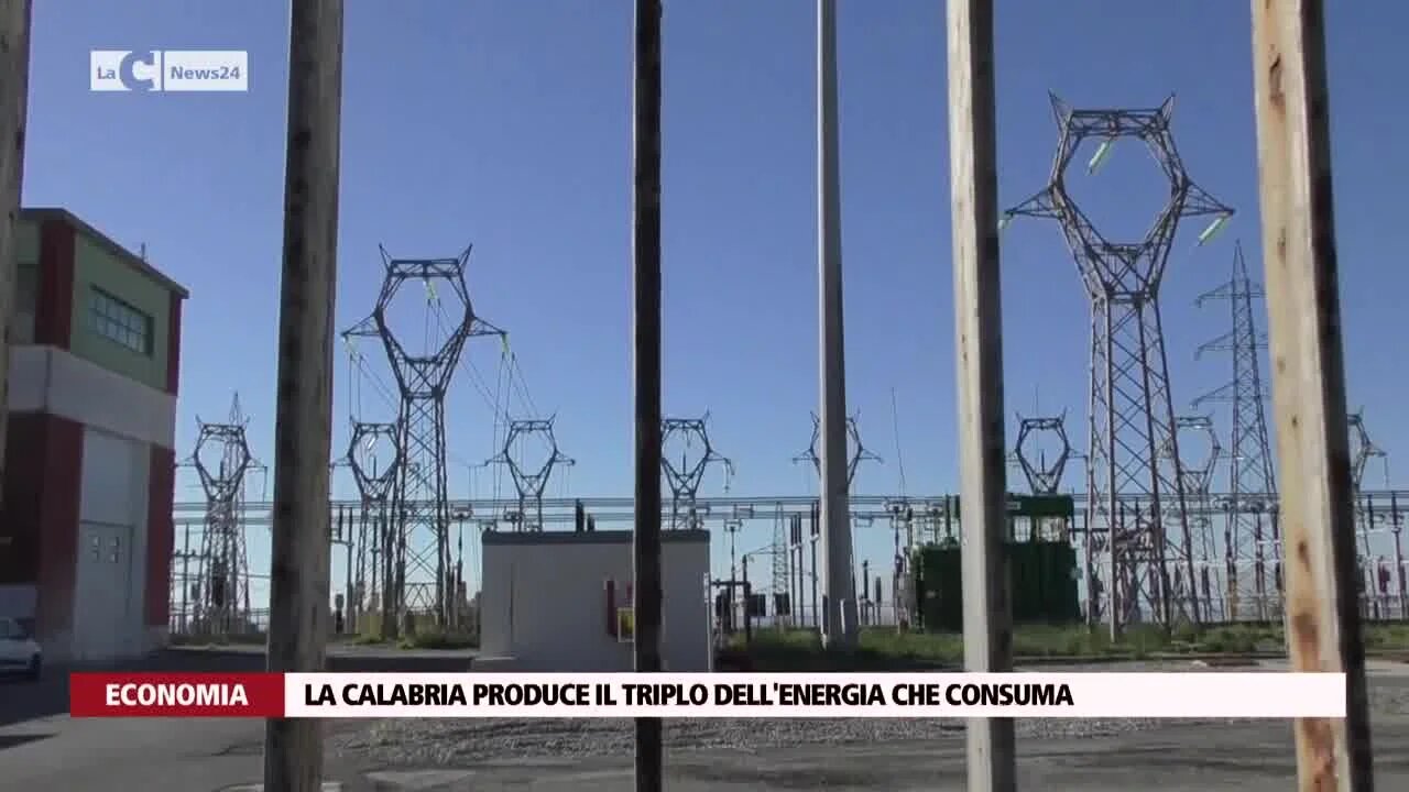 La Calabria produce il triplo dell'energia che consuma