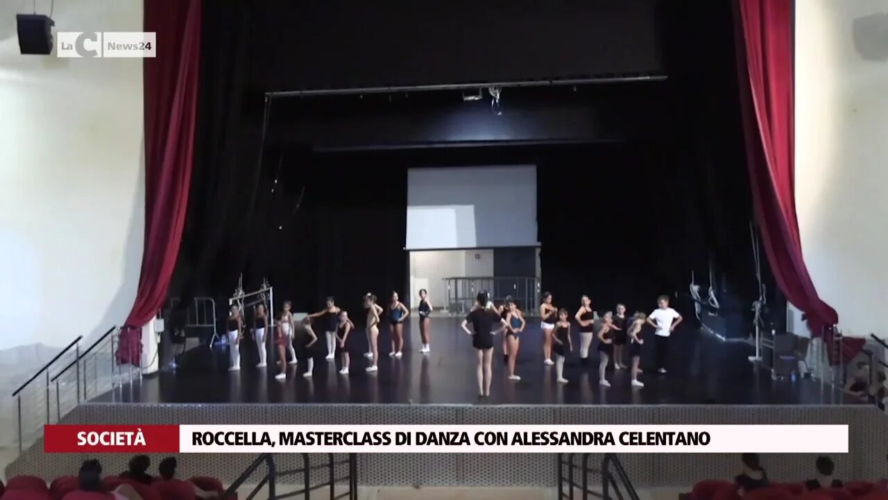 Roccella, masterclass di danza con Alessandra Celentano