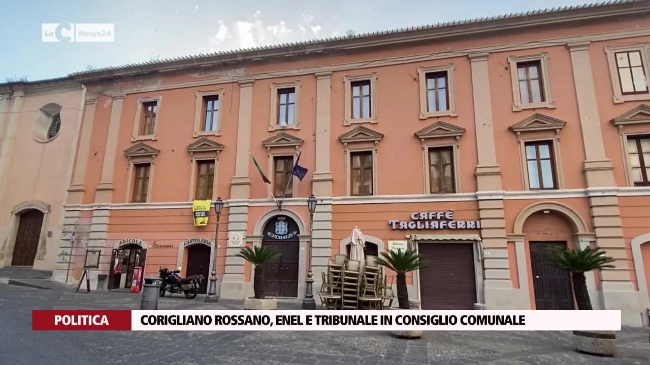 Corigliano Rossano, Enel e tribunale in consiglio comunale