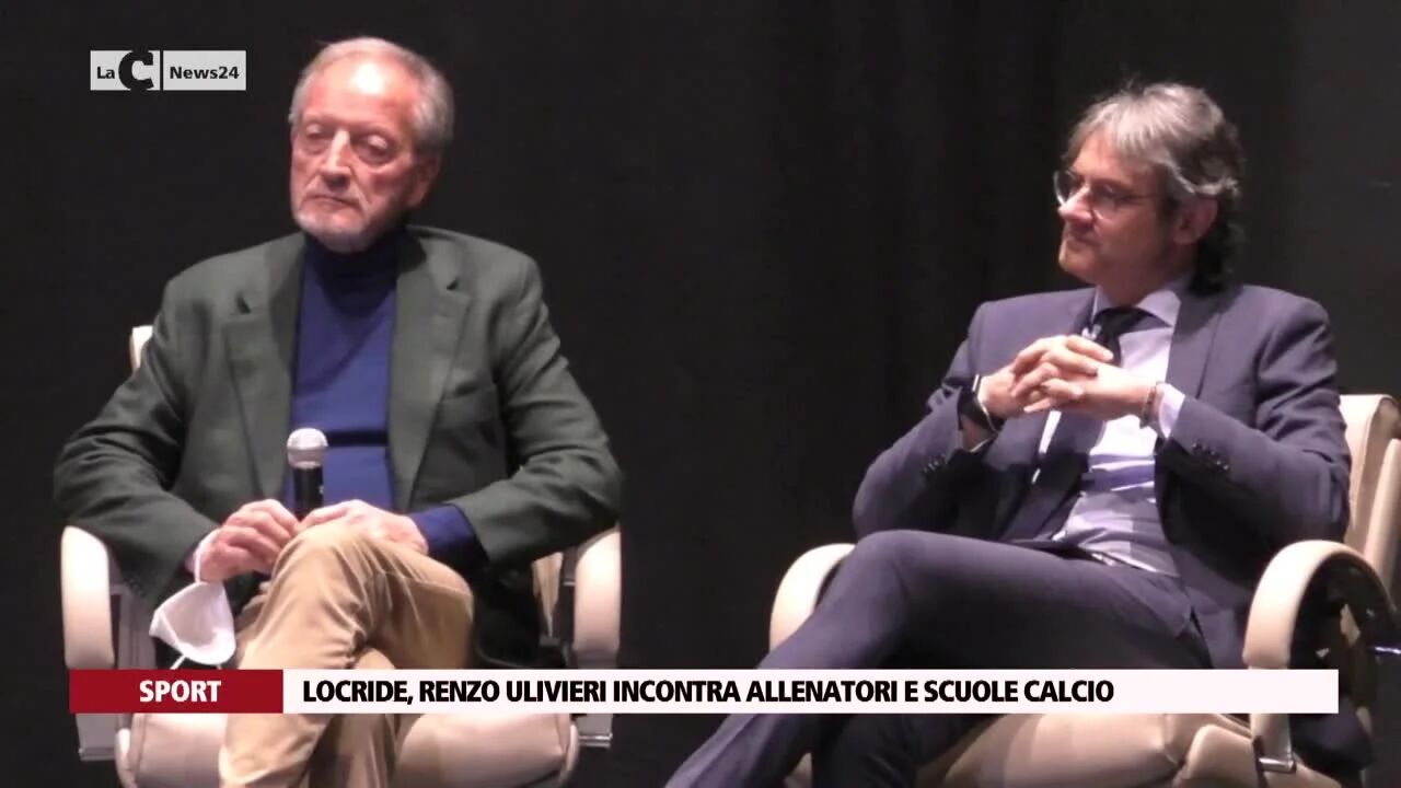 Locride, Renzo Ulivieri incontra allenatori e scuole calcio