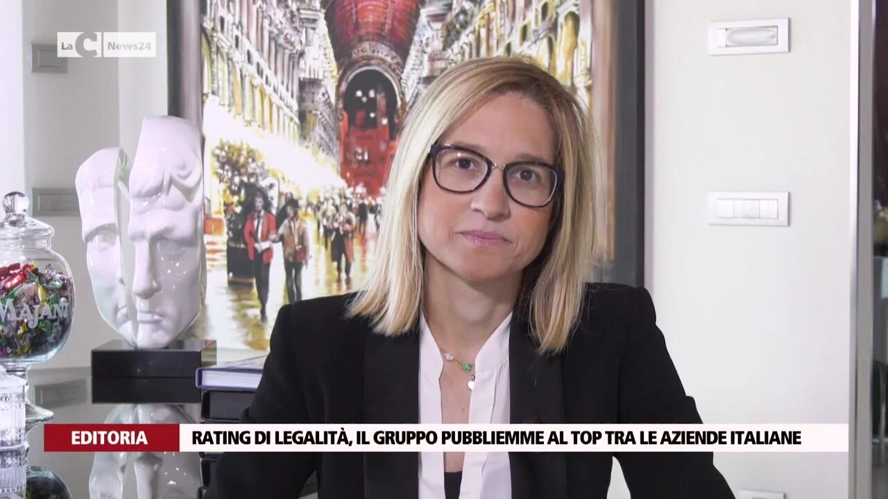 Rating di legalità, il gruppo Pubbliemme al top tra le aziende italiane