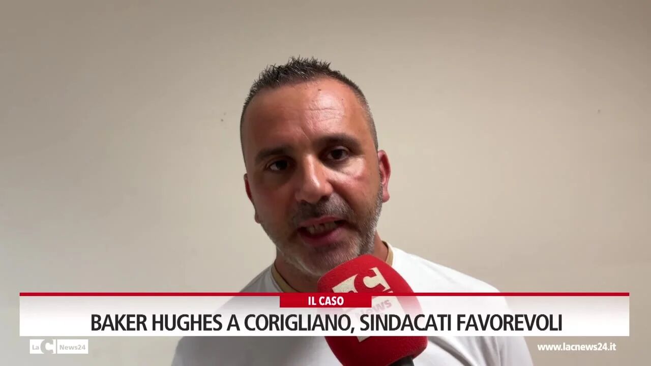 Baker Hughes a Corigliano, sindacati favorevoli