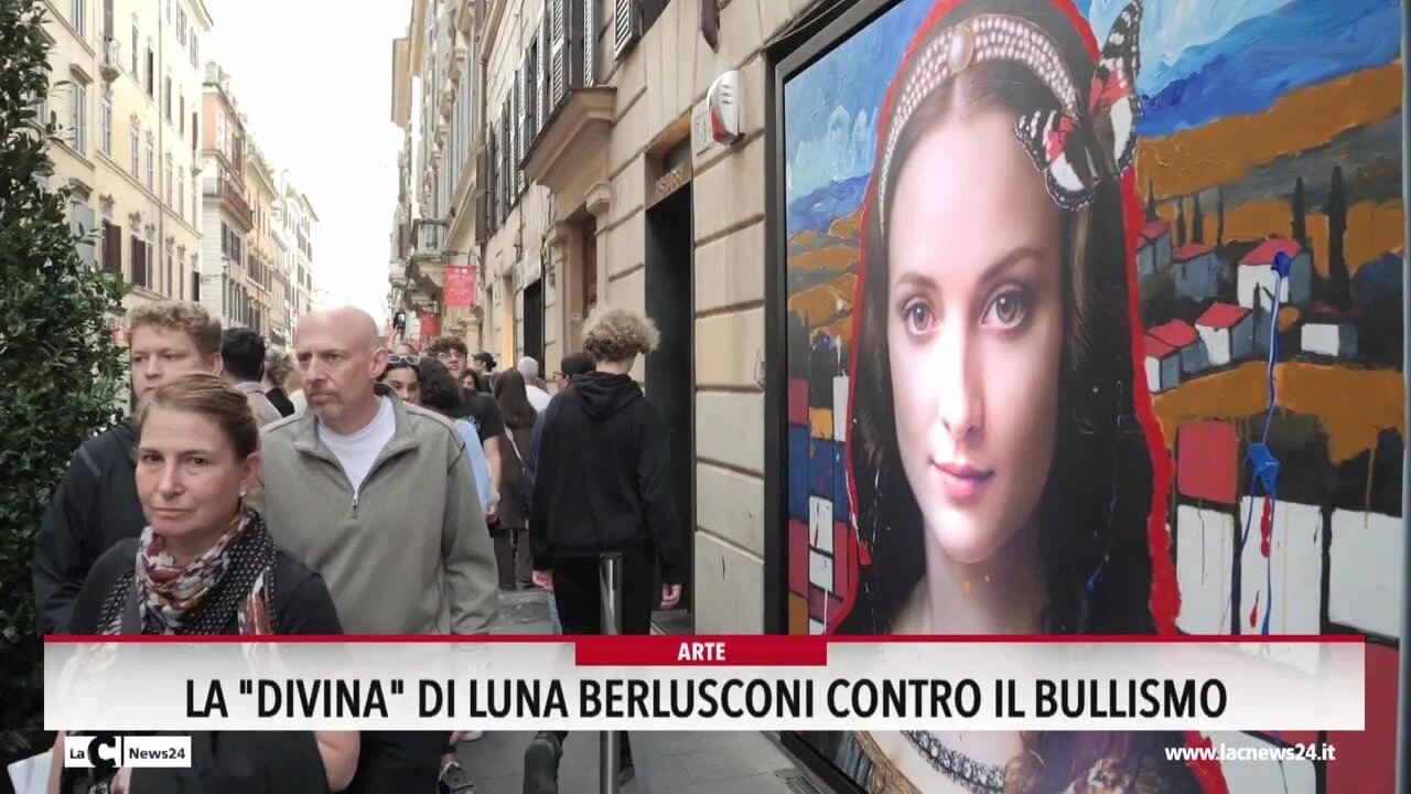 La Divina di Luna Berlusconi contro il bullismo