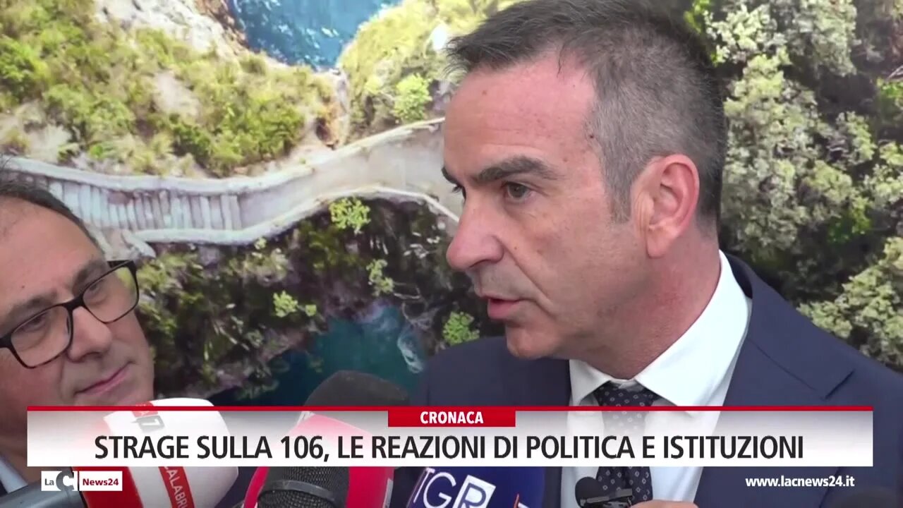 Strage sulla 106, le reazioni di politica e istituzioni